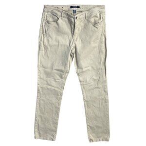 Chaps Women's Jeans Cream Size 10 Cotton Stretch Pants